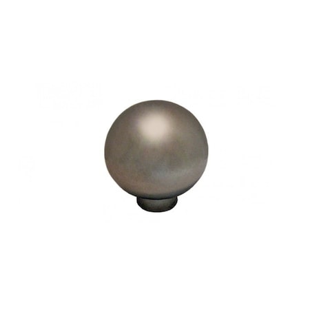 Cal-Royal Bi-Fold Ball Knob, 1-1/4 Width, 1-3/8 Height, 1-5/8, 1-7/8 and 2 Screws, US15 Satin Nickel BK14-15